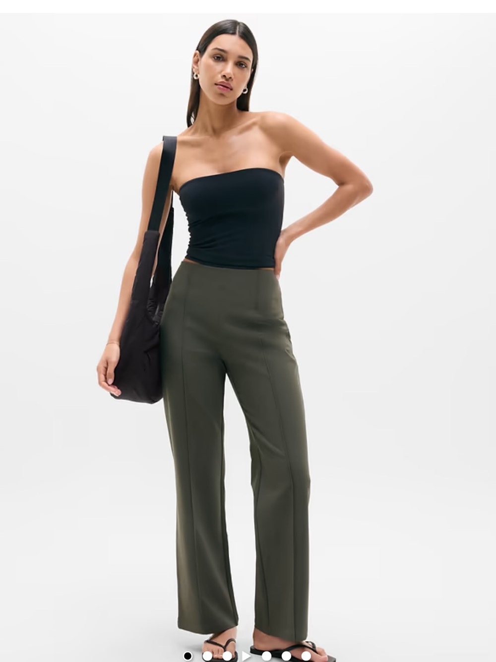 NWT Athleta All Ways High Rise Bootcut Olive Size 8P